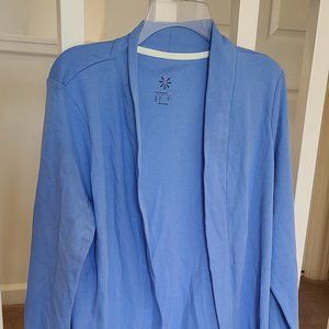 IsaacMizrahi Live! Periwinkle Blue Cardigan